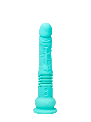 Velvet Boegschroef Teddy XL | Stuwende vibrerende dildo