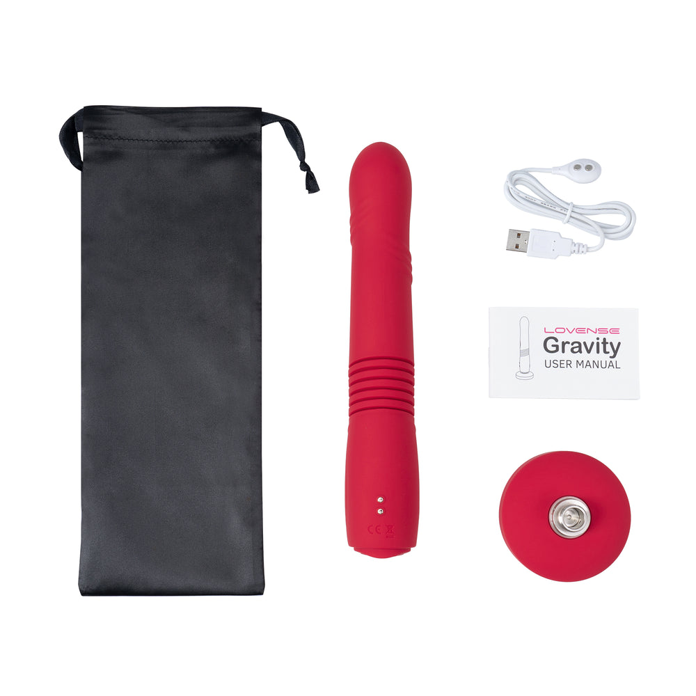 Lovense Gravity | Bluetooth Thrusting Vibrating Dildo