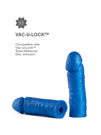 vac-ul-lock strap-on, universal thrusting dildo 